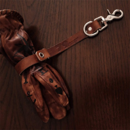 Skórzany pasek na rękawice 79 Point X Dowgird Leather Goods - Brązowy