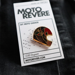 Motorevere - Paradise Lost Helmet Pin