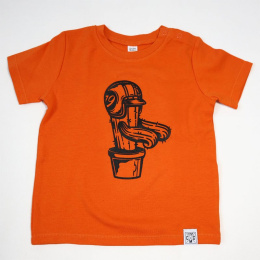 Koszulka Dziecięca 79 Point Cactus Rider - Pomarańczowa