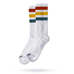 Skarpety American Socks Stifler - Czerwony/Żółty/Niebieski Pasek