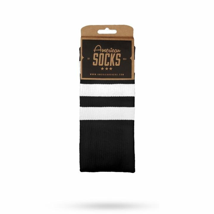 Skarpety American Socks Back In Black II - Trzy Białe Paski