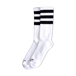 American Socks Old School II - Triple Black Striped