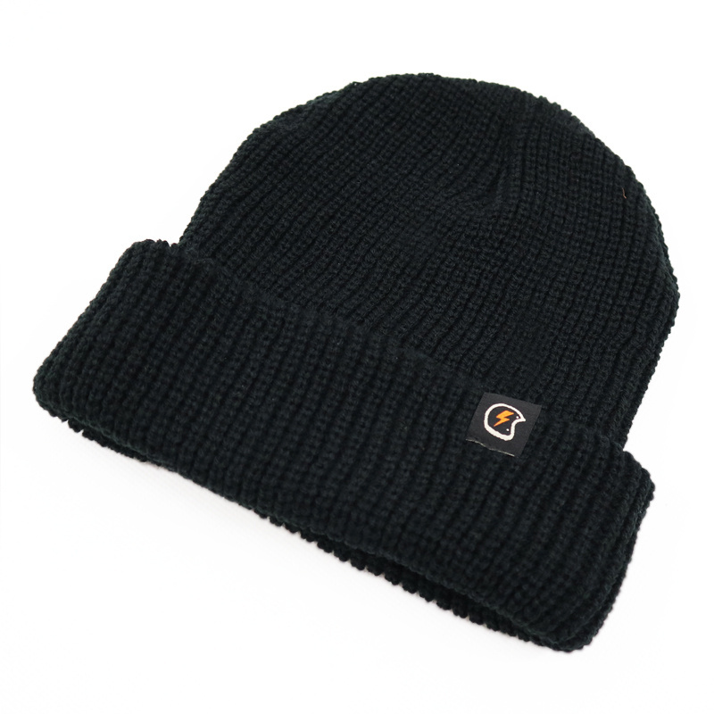 czapka dokerka zimowa czarna flash helmet