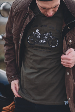 79 Point Take The Long Way Home T-Shirt - Military Green