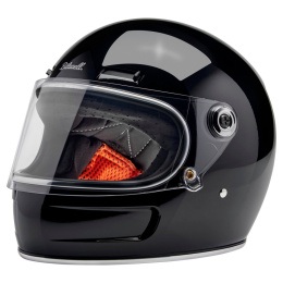Kask motocyklowy Biltwell Gringo SV - Czarny Połysk